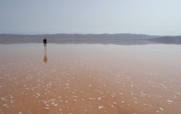 Солёное озеро Махарлу, Иран